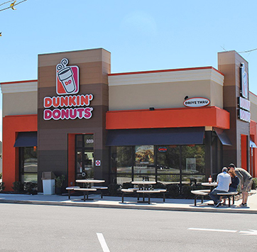 Streetwise IR business news on Dunkin' Donuts (image of Dunkin' Donuts store).