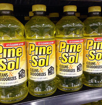 StreetWise news on Pine-Sol recall (image of Pin-Sol bottles).