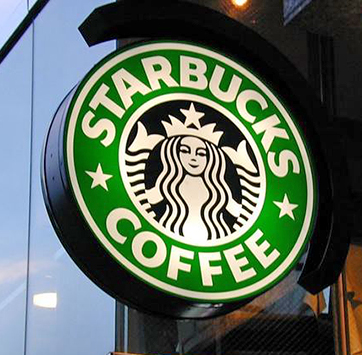 Streetwise IR business news on Starbucks (image of Starbucks signage).