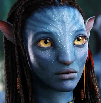 Image of character from Avatar movie.
