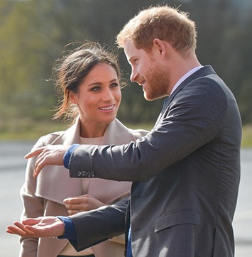 Image of Prince Harry and Meghan Markle.