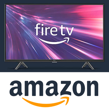 Image of the Amazon Fire TV model and logo.