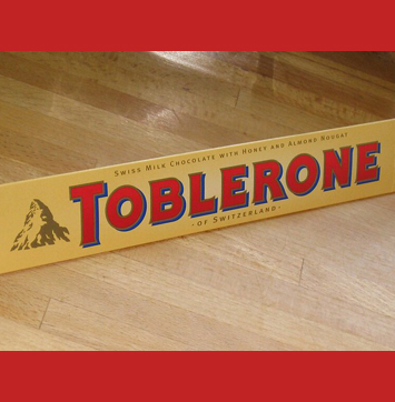 Image of Toblerone chocolate bar.