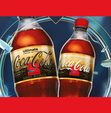 Image of Coca-Cola Ultimate new flavor bottle.