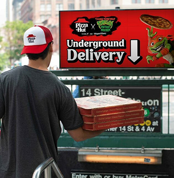 Pizza Hut Tests Underground Deliveries to Celebrate the Upcoming Release of the Teenage Mutant Ninja Turtles: Mutant Mayhem Movie