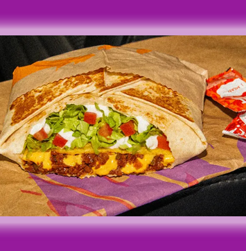Image of Taco Bell Crunchwrap.