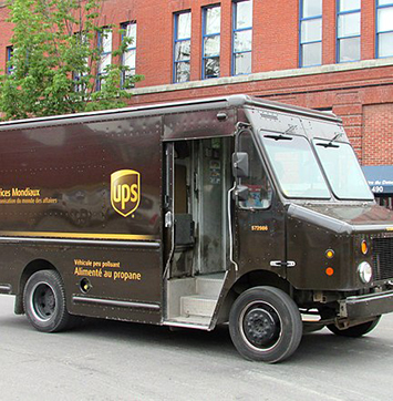 Image of UPS truck.