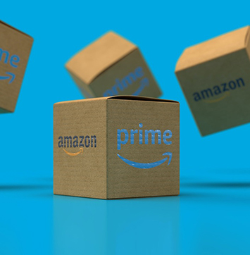 Image of Amazon Prime boxes.