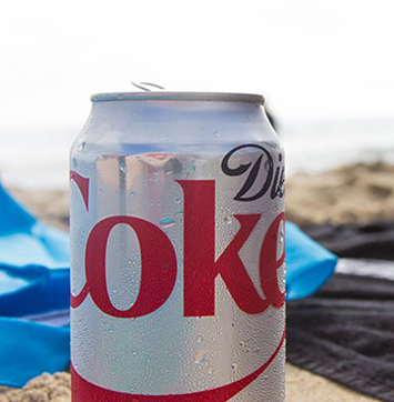 Image of Diet Coke can.