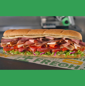 Image of Subway sandwich.