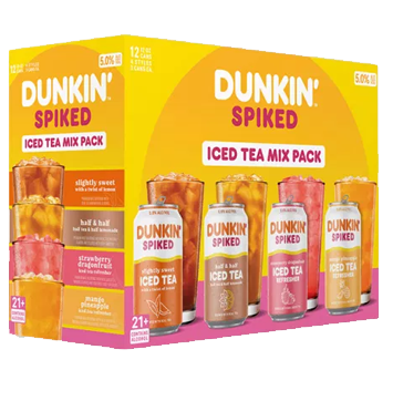 Image of Dunkin' Spiked Iced Tea Mix Pack product.