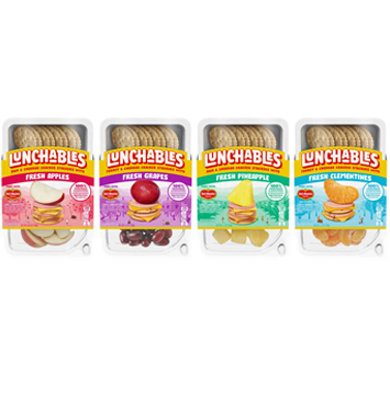 Image of various Lunchables packages.