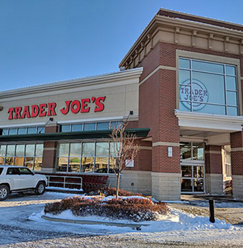 Image of Trader Joe's storefront in Amherst, New York.