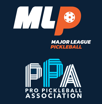 Image of pickleball league logos.
