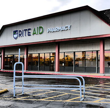 Image of Rite Aid Pharmacy storefront.